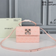 Off White Top Handle Bags